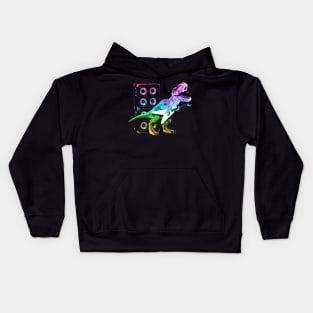 T-Rex Dinosaur and Guitar Kids Hoodie